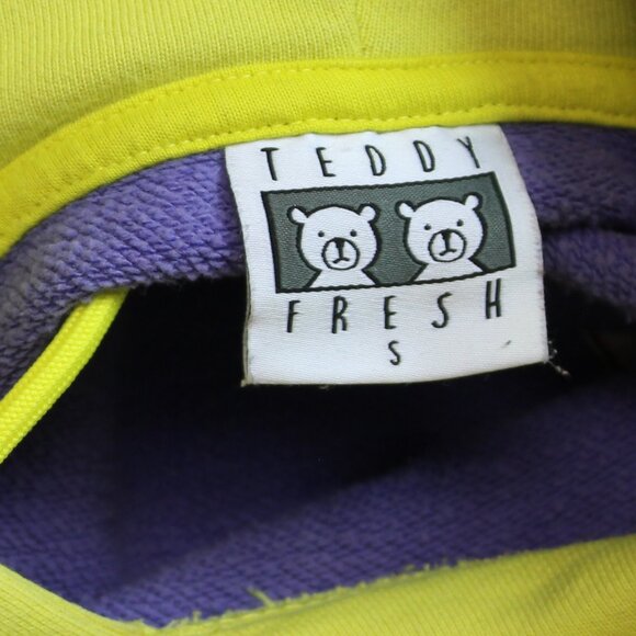 Teddy Fresh Color Block Pullover Hoodie Mens Small - Picture 3 of 7